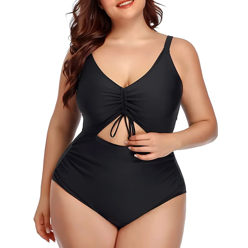 Maiô Plus Size com Detalhe Cut Out - Vento Maré