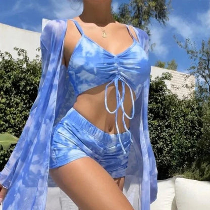 Conjunto Push-Up Cintura Alta com Saída Manga Longa