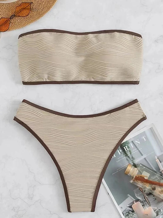 Biquíni Monocromático em Bandeau - Vento Maré 