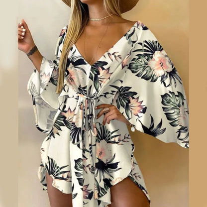 Vestido Boho - Manga Morcego