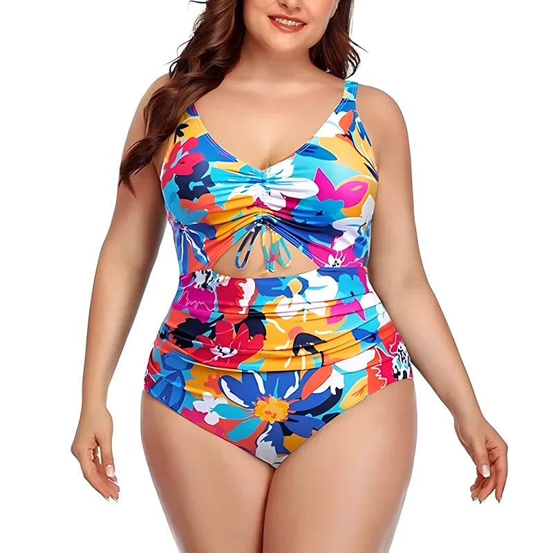 Maiô Plus Size com Detalhe Cut Out - Vento Maré 
