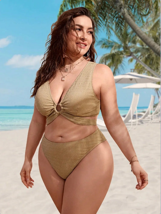 Conjunto Cintura Alta Plus Size - Vento Maré 