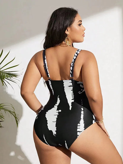 Maio Plus Size Preto e Branco - Vento Maré 